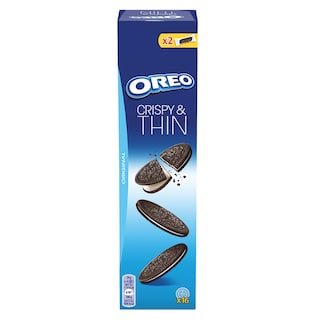 OREO | Μπισκότα Γεμιστά Crispy & Thin Βανίλια 96g