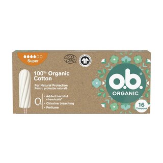 O.B. | Ταμπόν Organic Super 16 Τεμάχια