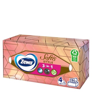 ZEWA | SOFTIS | Χαρτομάντηλα Επιτραπέζια 4 Φύλλα 193gr