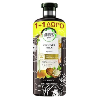 HERBAL ESSENCES | Σαμπουάν Coconut Milk 400ml 1+1 Δώρο