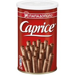 CAPRICE | Πουράκια Γκοφρέτα Κρέμα Φουντουκιού & Κακάο 115gr