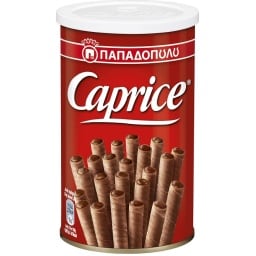 CAPRICE | Πουράκια Γκοφρέτα Κρέμα Φουντουκιού & Κακάο 115gr