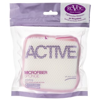 SUAVIPIEL | Σφουγγάρι Μπάνιου Active Microfiber 1 Τεμάχιο