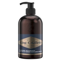 GILLETTE | KING C | Gel Καθαρισμού King C Beard & Face 350ml