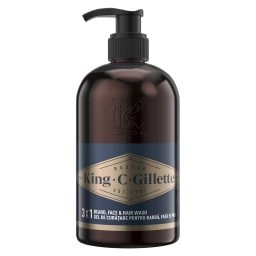 GILLETTE | KING C | Gel Καθαρισμού King C Beard & Face 350ml