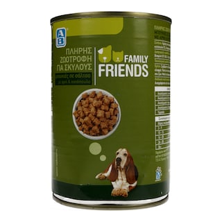 FAMILY FRIENDS | Σκυλοτροφή Αρνί & Κοτόπουλο Κονσέρβα 400gr