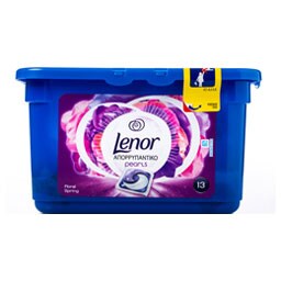 LENOR | ΚΑΨΟΥΛΕΣ ΠΛΥΝΤΗΡΙΟΥ ΡΟΥΧΩΝ PEARLS 3 ΣΕ 1 FLORAL SPRING 13 MEZ 13 MEZ