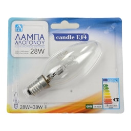 ΑΒ | ΛΑΜΠΑ ΑΛΟΓΟΝΟΥ ΚΕΡΙ 28W E14 1 ΤΕΜ