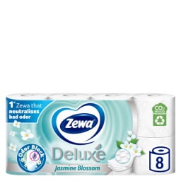 Χαρτί Υγείας Deluxe Jasmine 3 Φύλλα 8 Ρολά 764g