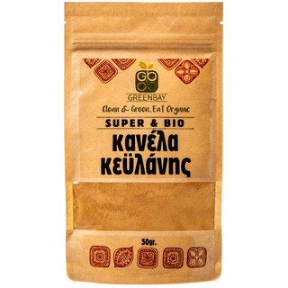Κανέλα Κευλάνης Βιολογική Τριμμένη 50g