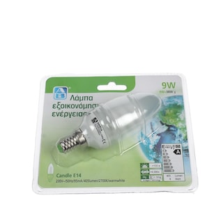 ΑΒ | ΛΑΜΠΑ ΟΙΚΟΝΟΜΙΑΣ 9W ΚΕΡΙ E14 1 ΤΕΜ