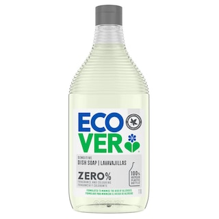 ECOVER | Υγρό Πιάτων Zero Χωρίς Άρωμα 450ml