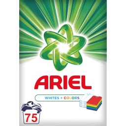 ARIEL | Σκόνη Πλυντηρίου Ρούχων White & Color 75 Μεζούρες