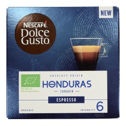 NESCAFE | DOLCE GUSTO | ΚΑΦΕΣ ΚΑΒΟΥΡΔΙΣΜΕΝΟΣ ΒΙΟΛΟΓΙΚΟΣ HONDURAS 72 GR