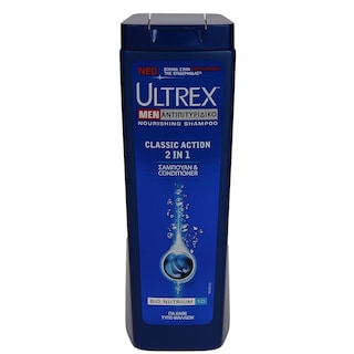 ULTREX | ΣΑΜΠΟΥΑΝ ΑΝΤΙΠΙΤΥΡΙΔΙΚΟ CLASSIC 2 IN 1 400 ML
