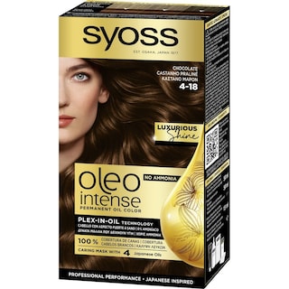 SYOSS | Βαφή Μαλλιών Oleo Intense Νο 4-18 Καστανό Μαρόν 1 Τεμ.