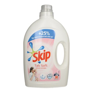 SKIP | Υγρό Απορρυπαντικό Talc Soft 1+1 Δώρο  30 Μεζόύρες