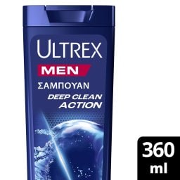 ULTREX | Σαμπουάν Deep Clean Action Αντιπιτυριδικό 360ml