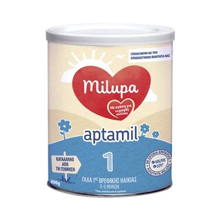 MILUPA | Γάλα Βρεφικό Σκόνη Aptamil 1ης Βρεφικής Ηλικίας 800gr
