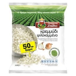 Κρεμμύδι Ψιλοκομμένο Κατεψυγμένο 250gr +50gr Δώρο