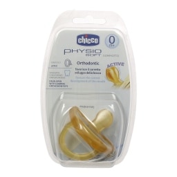 CHICCO | Πιπίλα Physio Soft Καουτσούκ 0+ Μηνών 1 Τεμάχιο