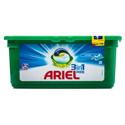 ARIEL | ΥΓΡΕΣ ΚΑΨΟΥΛΕΣ ΠΛΥΝΤΗΡΙΟΥ ΡΟΥΧΩΝ 3 IN 1 PODS ALPINE 30 ΜΕΖ