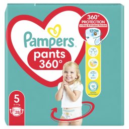 PAMPERS | Πάνες Βρακάκι Μωρού Pants Νο5 28 Τεμάχια