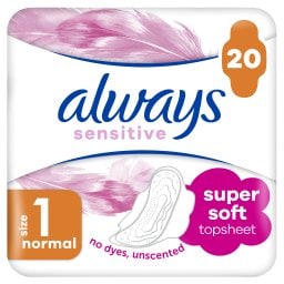 ALWAYS | Σερβιέτες Sensitive Normal 20 Τεμάχια