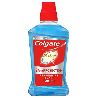 COLGATE | COLGATE MOUTHRINSE TOTAL BLUE  500ML