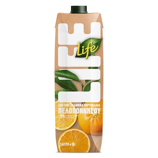 LIFE | Χυμός Νέκταρ Πορτοκάλι 1lt