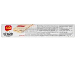 ALFA | Φύλλο Ζύμης Τάρτα 600gr