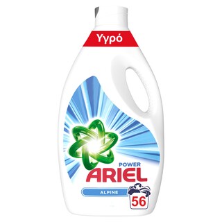 ARIEL | Υγρό Πλυντηρίου Ρούχων Alpine 56 Μεζούρες