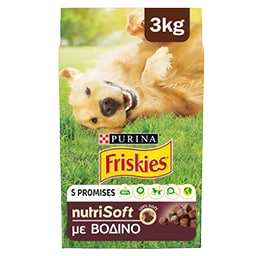 FRISKIES | ΞΗΡΑ ΤΡΟΦΗ ΣΚΥΛΟΥ NUTRI ΣΟΦΤ ΒΟΔΙΝΟ 3 ΚGR