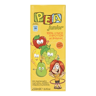 ΡΕΑ | Χυμός Μήλο Αχλάδι Σταφύλι Μπανάνα 250ml