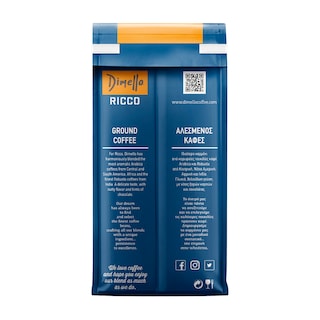DIMELLO | Espresso Coffee Ricco Ground 250g