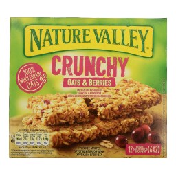 NATURE VALLEY | Μπάρες Δημητριακών Crunchy Κράνμπερι 6 X 42gr