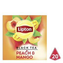 LIPTON | Τσάι Μαύρο Ροδάκινο Μάνγκο 20x1.8g