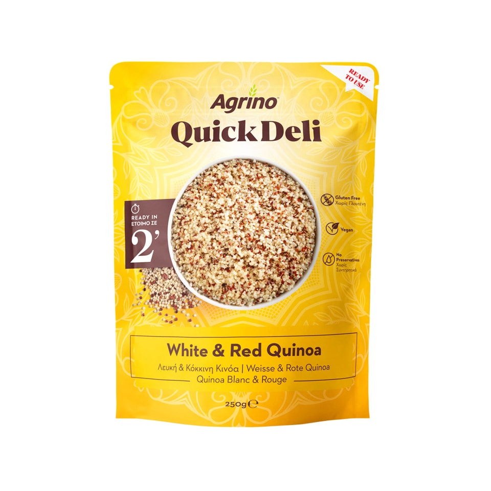 AGRINO Κινόα Quick Deli Λευκή & Κόκκινη 250g