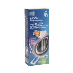 PRIVATE BRANDS | Σκούπα για Πανάκια Πατώματος + 3 Πανάκια 1 Τεμάχιο