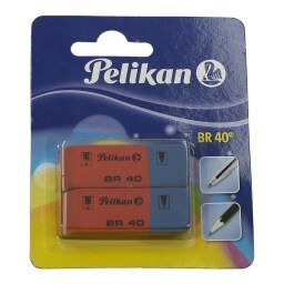 PELIKAN | ΓΟΜΜΕΣ ΒR40 ΔΙΧΡΩΜΗ 2 ΤΕΜ