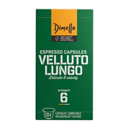 DIMELLO | Κάψουλες Καφέ Espresso Velluto Lungo 10x5.6g