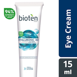 BIOTEN | Κρέμα Ματιών Αντιρυτιδική Hyaluronic 3D 15ml