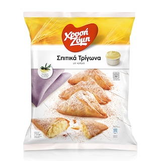 ΧΡΥΣΗ ΖΥΜΗ | Σπιτικά Τρίγωνα Κατεψυγμένα Κρέμα 750gr