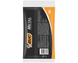 BIC | METAL | Ξυραφάκια Μίας Χρήσης 1 Λεπίδα 10 Τεμάχια