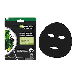 GARNIER | Υφασμάτινη Μάσκα Pure Charcoal Αποτοξίνωσης 28g