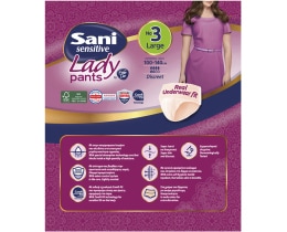 SANI | Εσώρουχα Ακράτειας Lady Discreet Pants Large No3 12 Τεμ.
