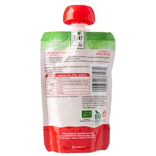 ΕΥ BIO | Smoothie Φρούτων Bio Μήλο Φράουλα Μπανάνα 100g