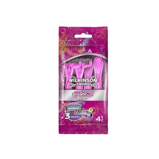 WILKINSON | Ξυραφάκια Extra 3 Beauty 4 Τεμάχια