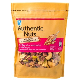 ΑΒ | Μείγμα Ξηρών Καρπών με Μακαντάμια Ψημένοι & Αλατισμένοι 200g