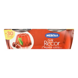 ΜΕΒΓΑΛ | Ζελέ Recor Κεράσι 2x150g Έκπτωση 0.3Ε